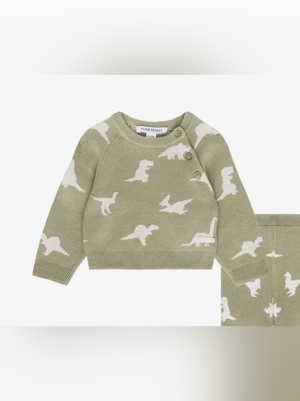 Posh Peanut Poshosaurus Long Sleeve Kimono Sweater